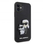 Karl Lagerfeld KLHCN61SANKCPK Apple iPhone 11 / Xr 6.1" dėklas telefonui juodos spalvos Saffiano Karl & Choupette