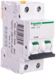 Schneider A9F07201 Automatinis jungiklis 2P C 1A 10kA AC iC60H-C1-2 A9F07201