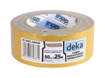 Deka Auksinė sutvirtinta dvipusė 50mm x 25m juosta (D- 300- 0046)