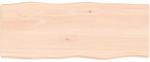 Stalvir&scaron;is, 100x40x6cm, ąžuolo medienos masyvas, su gyvu kra&scaron;tu