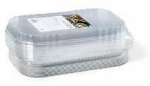 Multi Aliuminio indas Ready2Cook 1442 ml 265x162x47 mm su Apet plastikiniu dangteliu 10 rinkinių po 10 vnt./pak. - (10 vnt.)