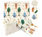 Dvipusis lavinamasis kilimėlis Happy kiddo, 180x150 cm