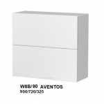 Extom Pakabinama spintelė Sidabrinis W8B 90 AV