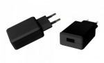 USB CQ3.0 adapteris į ki&scaron;tukinį lizdą, juodas, 5V, 3A. Po 2vnt. pakuotėje