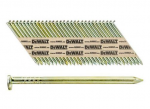 Vinys DeWalt; 3,1x90 mm; 34&deg;; 2200 vnt.; lygiu koteliu; galvanizuotos