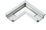 LED juostos profilio GROOVE10 kampinis sujungimas L, anoduotas