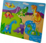 EURObaby ZAB Dėlionė 30X22 DINOZAURAI
