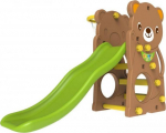 Joko Ilgas HDPE čiuožykla su me&scaron;kiuku ir krep&scaron;inio lankais vaikams nuo 3 metų