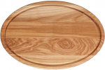 Medinė pjaustymo lenta ovali Woody 36 x 22 cm DOMOTTI