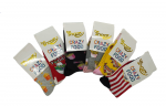 Kojinės vaikams ir suaugusiems Be Snazzy CRAZY FOOD SK-09, 6 vnt