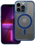 OEM dėklas, skirtas iPhone 13 PRO, spalvotas kra&scaron;tas, MagSafe dėklas, mėlynas
