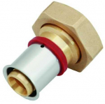 KAN-therm PRESS LBP pusiau jungtis su plok&scaron;čiu sandarikliu 25mm x 3/4 "- K-080114