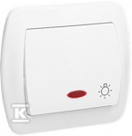 Kontakt Simon AS1L/11 &Scaron;VIESOS JUNGIKLIS SU AP&Scaron;VIETIMO RĖMELIU