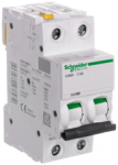 Schneider Electric Automatinis jungiklis 2P 6A, charakteristika C (A9F07206)
