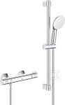 Grohe Grohtherm 800 termostatinis du&scaron;o komplektas su Tempesta II, 600mm, chromas (naujas vietoj 3456001)