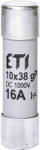 Eti Polam 10X38 GPV CYLINDRIC INSERT FUSE CH10X38 16A 1000V DC