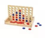 Dėlionė Medinis loginis žaidimas Viga Toys "4 in a Row" nuo 3 metų