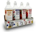 Sucitesa STAIN OFF-KIT audinių dėmių valiklių rinkinys su lentynėle 4x700ml
