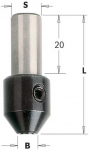 Adapteris CMT 364.050.00; D=5 mm; S=10X20 mm; L=38 mm