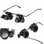 Padidinimo akiniai led 20x 15mm