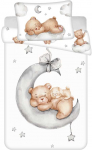 Jerry Fabrics Sweet Home vaiki&scaron;kas patalynės komplektas Teddy Bear Ribbon, 100x135 cm, 2 dalių