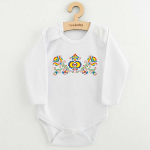 Kūdikių kombinezonas su ra&scaron;tu New Baby Folk Pattern, 80 (9-12m)