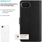 Dėklas Fixed Opus Apple iPhone 16E juoda