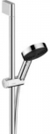 &bdquo;hansgrohe Pulsify Select S&ldquo; du&scaron;o komplektas, 105, 3jet, &bdquo;Relaxation&ldquo;, su du&scaron;o stovu, 65 cm, chromuotas