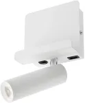 3,5W LED sieninis &scaron;viestuvas PANEL, baltas, 3000K, su USB