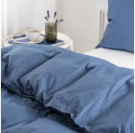 Arctic Nordic Textile patalynės komplektas NT Kelly džinso mėlyna GOTS Percale 220