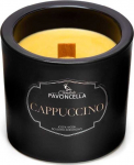 Nacomi Sojų skonio kapučino žvakė, juoda, 170 g
