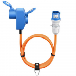 &bdquo;Goobay&ldquo; CEE adapterio kabelis su CEE 16A ir Schuko 90 sriegiu, 1,5 m