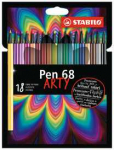 Stabilo Flomasteriai PEN 68 ARTY 18sp.