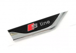 VAG AUDI A5 8W6 S-Line priekinio de&scaron;iniojo sparno emblema originali 8W6853602BPUZ