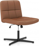 Promotions Biuro kėdė, dengta PU oda, 69.9x69.9x76.2-88.9 cm, ruda