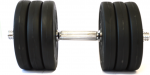 Surenkamas Cementinis Hantelis Tomaz Sport Start 17,5kg Plieno Grifas