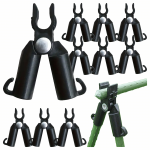 Realprices Sodo stulpų jungtis su atlenkiamu vir&scaron;umi 9 mm (10 vnt.)