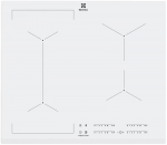 Įmontuota indukcinė kaitlentė, Electrolux, balta