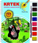 Dėlionė Rappa Spalvinimo knygelė su dažais ir teptuku Mole