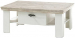 Kavos staliukas Imv Florenz, 109 cm, baltoji pu&scaron;is/pu&scaron;is