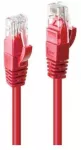 Tinklo Kabelis - LINDY Cat.6 U/UTP Tinklo Kabelis, RJ45, M/M, 250MHz, 30 m, Raudonas