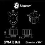 Bitspower Artemis Manual Air Vent G1/4 Inch Male Thread - Arctic Baltas