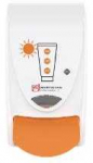 Sc Johnson Professional Dozatorius, SCJ Professional Sun Protect, 1000 ml, baltas, plastikinis, rankinis, su oranžiniu mygtuku, 1 vnt.