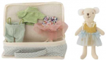 Bloomingville MINI - Lara Doll, Brown, Polyester (82064944)