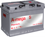 Amega Akumuliatorius A-Mega Premium 12V 74Ah 760A EN (5MP74R)