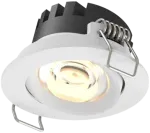 4W LED įleidžiamas &scaron;viestuvas TILT, baltas, 2700/3000K, dimeriuojamas, IP40, E4023070BDT