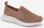 Moteri&scaron;ki slip-on sportbačiai Geressa, smėlio spalvos