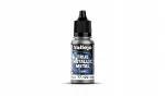 Vallejo : 77.120 - True Metallic Metal - Light - Obsidian Juodas (18 ml)