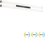 36W LED lubinis &scaron;viestuvas LENORA, baltos/juodos sp., 3000/4000/6000K, 4352600