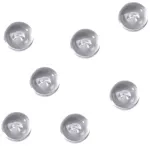 Santex Skaidrūs konfeti karoliukai, 7 mm